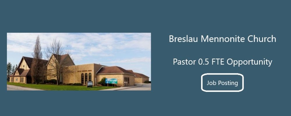 BMC Pastor Job Opening 2025 banner